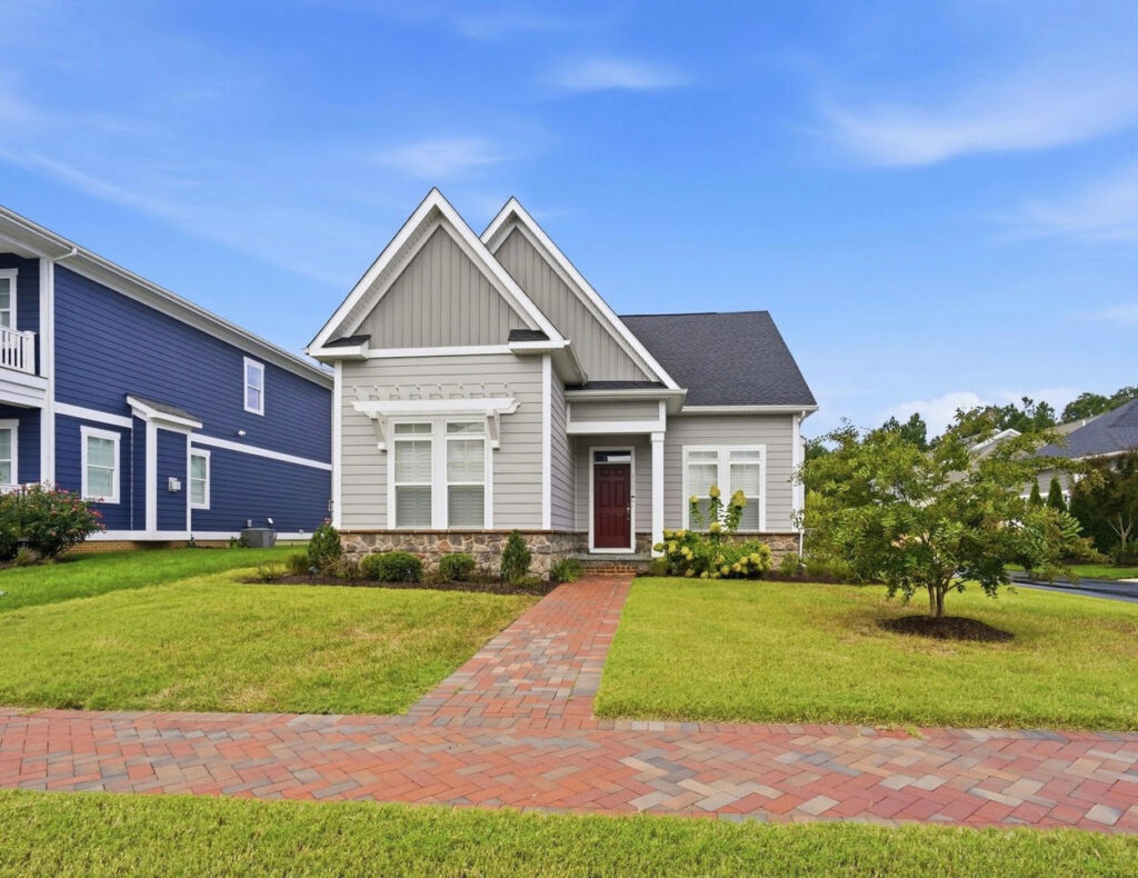 8082 Easton Village Drive, view from street