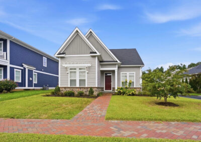 8082 Easton Village Drive, view from street